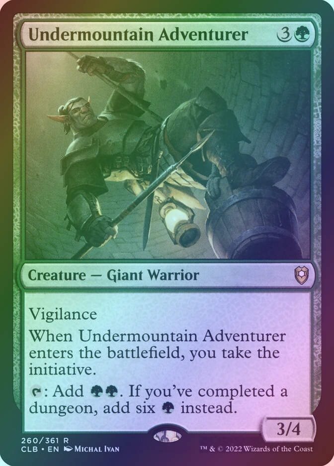 Undermountain Adventurer (CLB) (260) / Foil