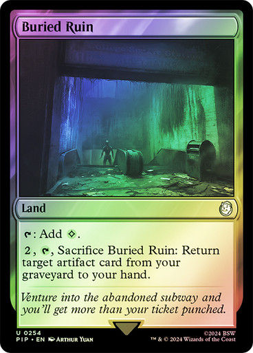 Buried Ruin (pip) (254) / Foil