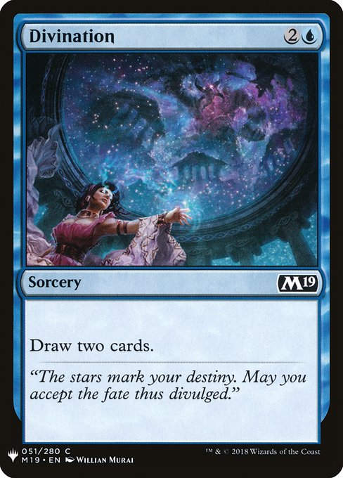 Divination (PLST) (M19-51)