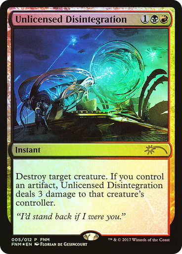 Unlicensed Disintegration (f17) / Foil