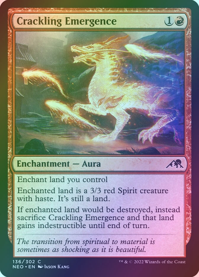 Crackling Emergence (NEO) (136) / Foil