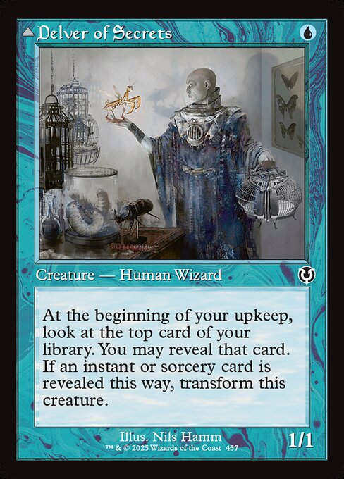 Delver of Secrets // Insectile Aberration (INR) (457) / Retro Frame