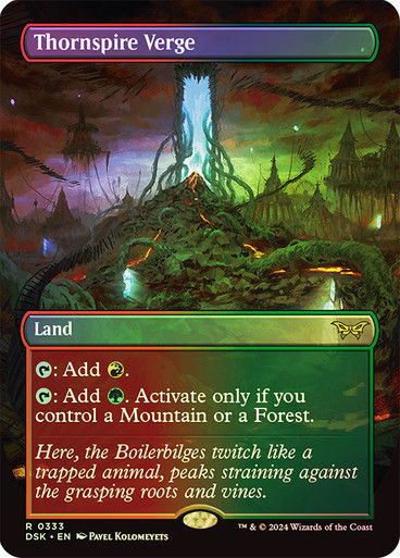 Thornspire Verge (DSK) (333) / Foil / Borderless