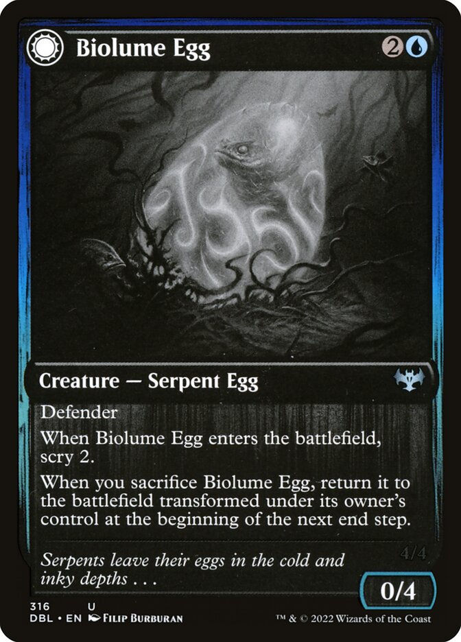 Biolume Egg // Biolume Serpent (DBL) (316) — cara 1 de 2