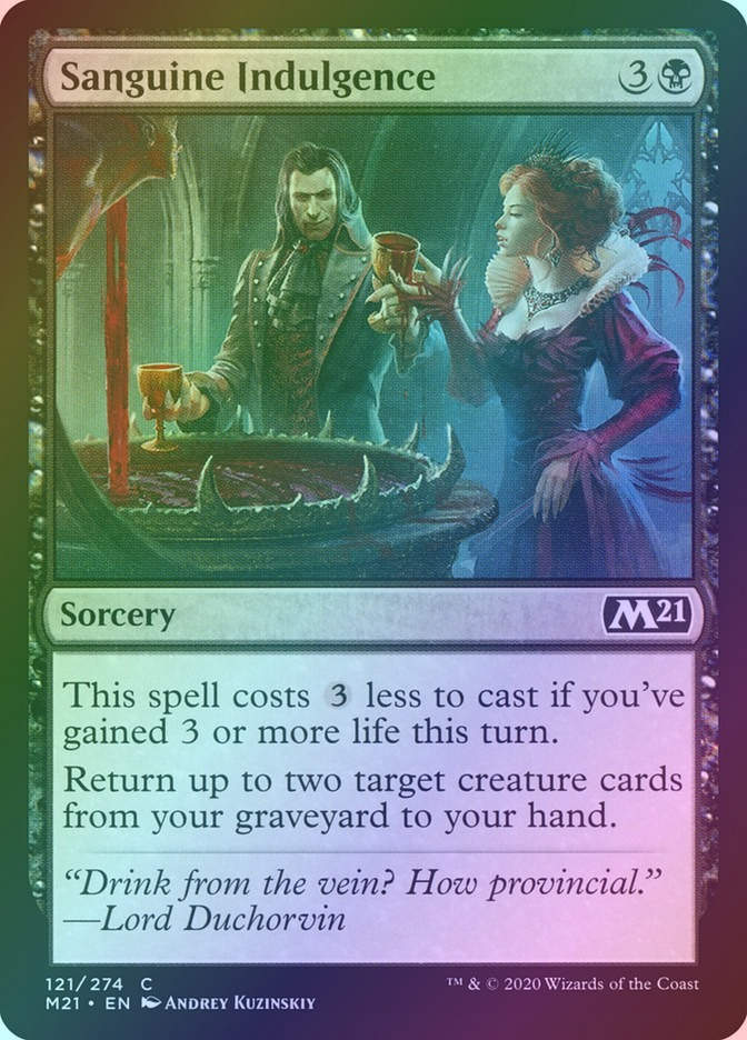 Sanguine Indulgence (M21) (121) / Foil