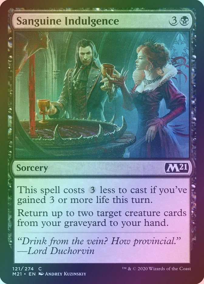 Sanguine Indulgence (M21) (121) / Foil