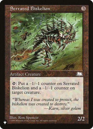 Serrated Biskelion (PLST) (WTH-156)