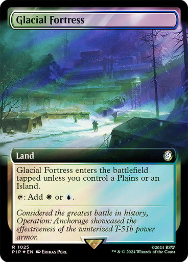 Glacial Fortress (pip) (1025) / Extended Surge Foil