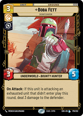 Boba Fett - Disintegrator (SOR_#179/252)