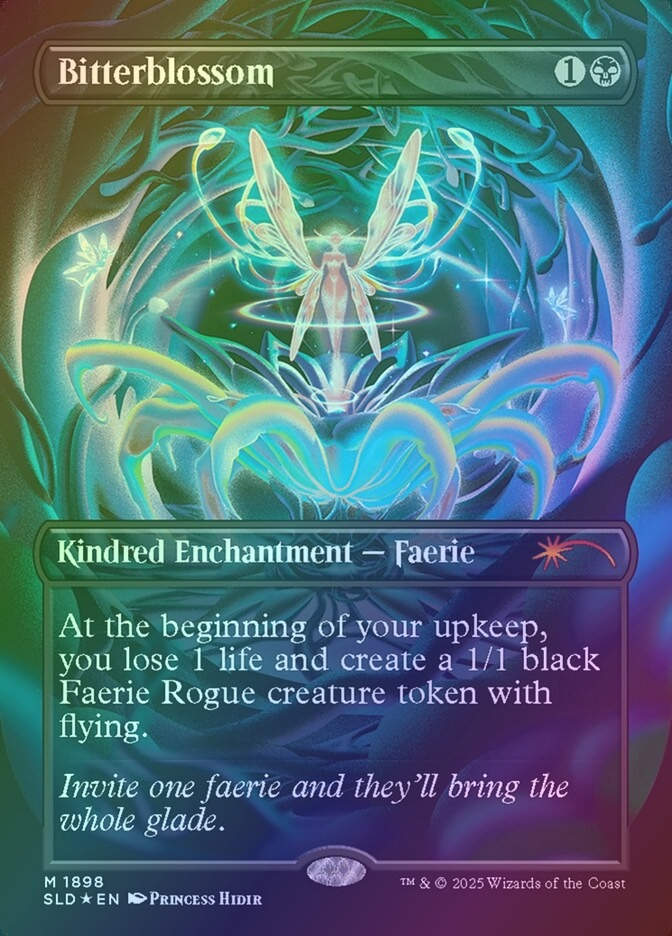 Bitterblossom (SLD) (1898) / Borderless / Rainbow Foil