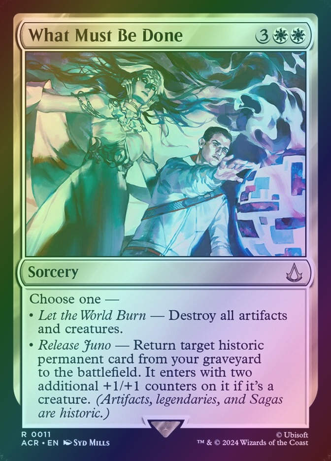 What Must Be Done (ACR) (11) / Foil