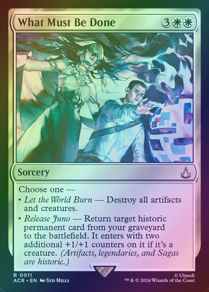 What Must Be Done (ACR) (11) / Foil