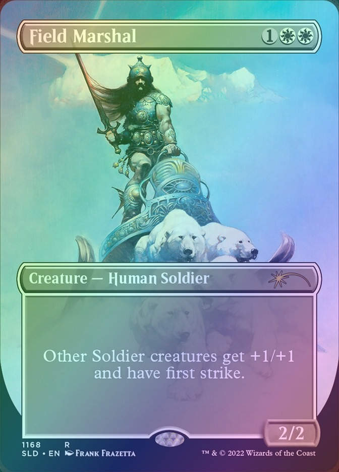 Field Marshal (SLD) (1168) / Borderless / Foil