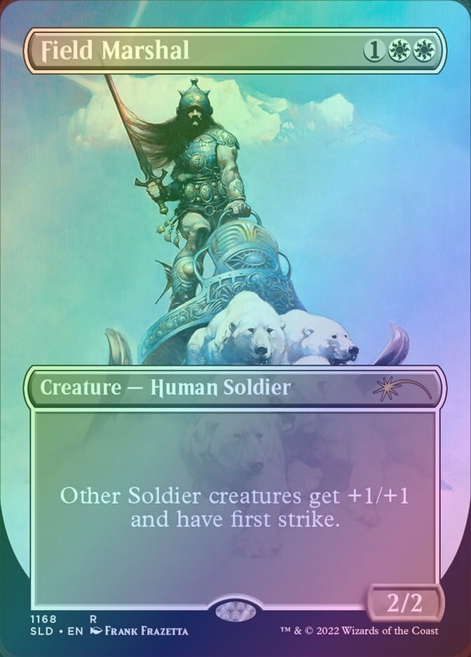 Field Marshal (SLD) (1168) / Borderless / Foil