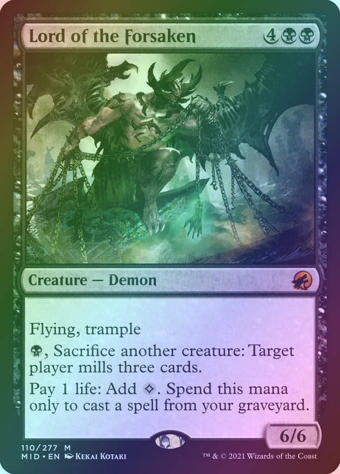 Lord of the Forsaken (MID) (110) / Foil