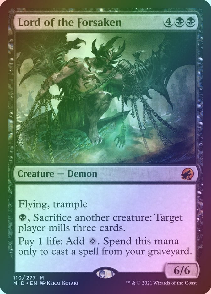 Lord of the Forsaken (MID) (110) / Foil