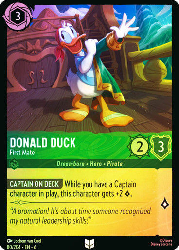 Donald Duck - First Mate (LOR_AZU) / Foil