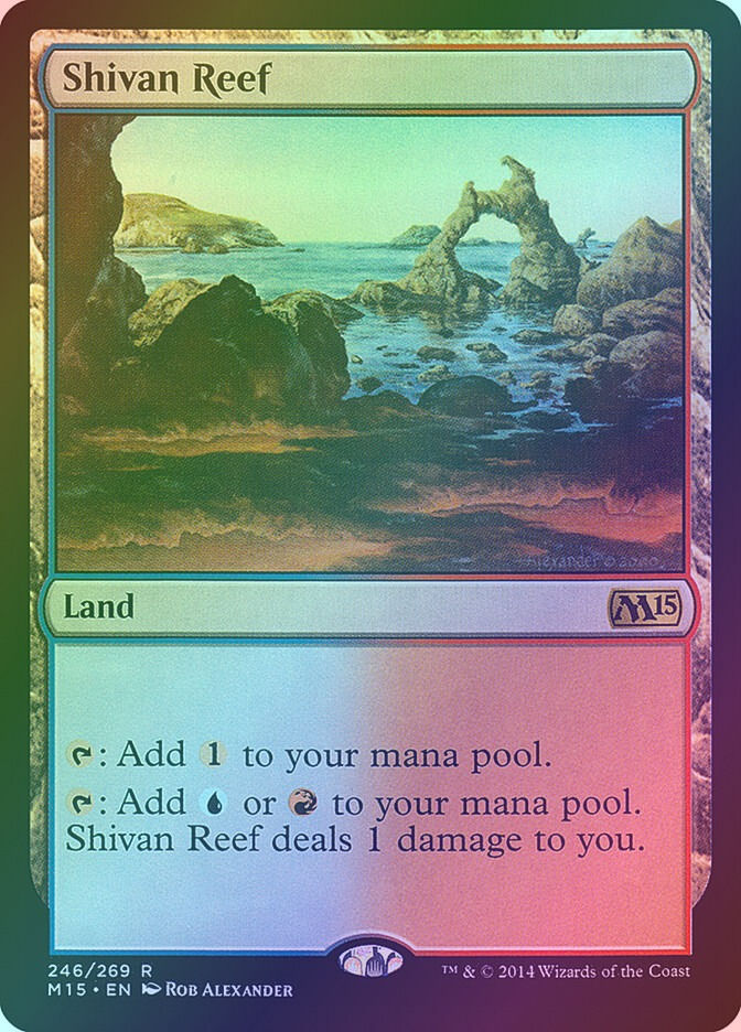Shivan Reef (M15) (246) / Foil