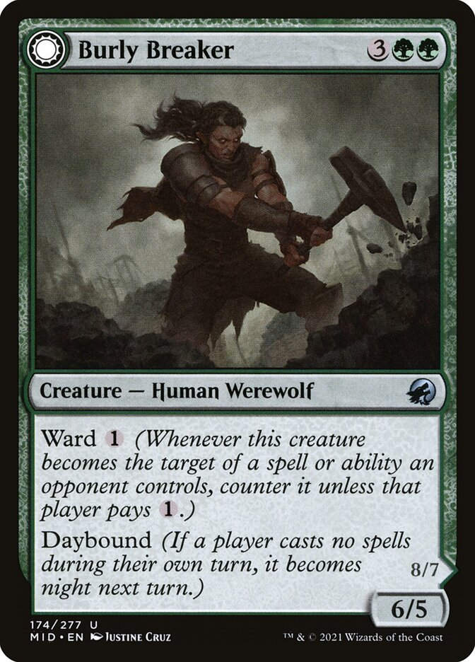 Burly Breaker // Dire-Strain Demolisher (MID) (174)