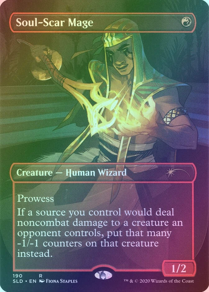 Soul-Scar Mage (SLD) (190) / Borderless / Foil