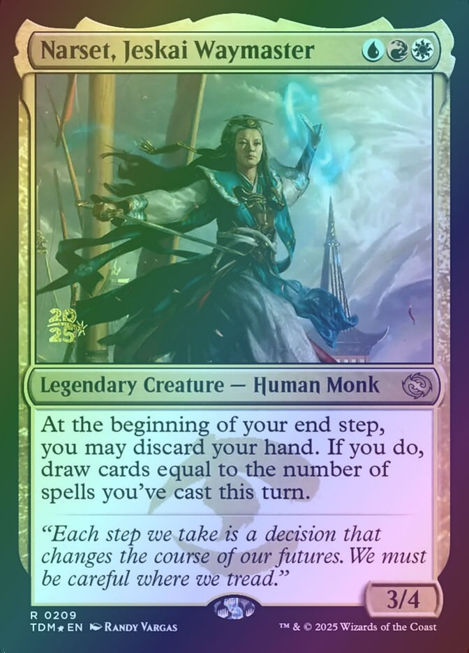 Narset, Jeskai Waymaster (PTDM) (209s) / Foil