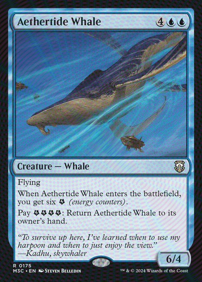 Aethertide Whale (M3C) (175) / Ripple Foil