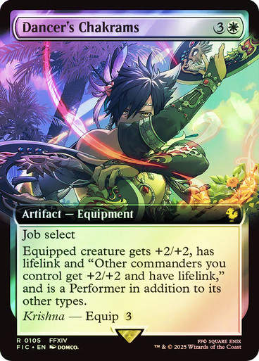 Dancer's Chakrams (FIC) (105) / Extended Art / Foil