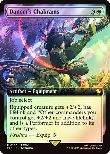 Dancer's Chakrams (FIC) (105) / Extended Art / Foil