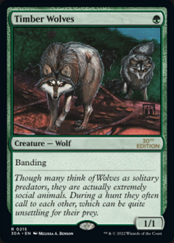 Timber Wolves (30a)