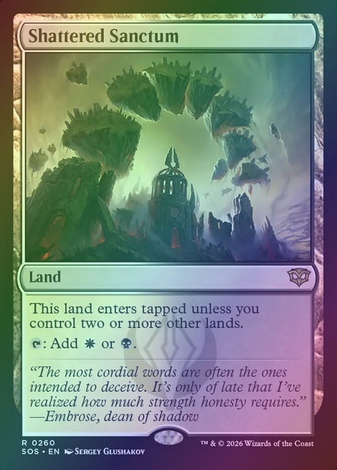 Shattered Sanctum (SOS) (260) / Foil