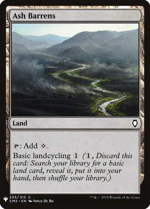 Ash Barrens (PLST) (CM2-235)