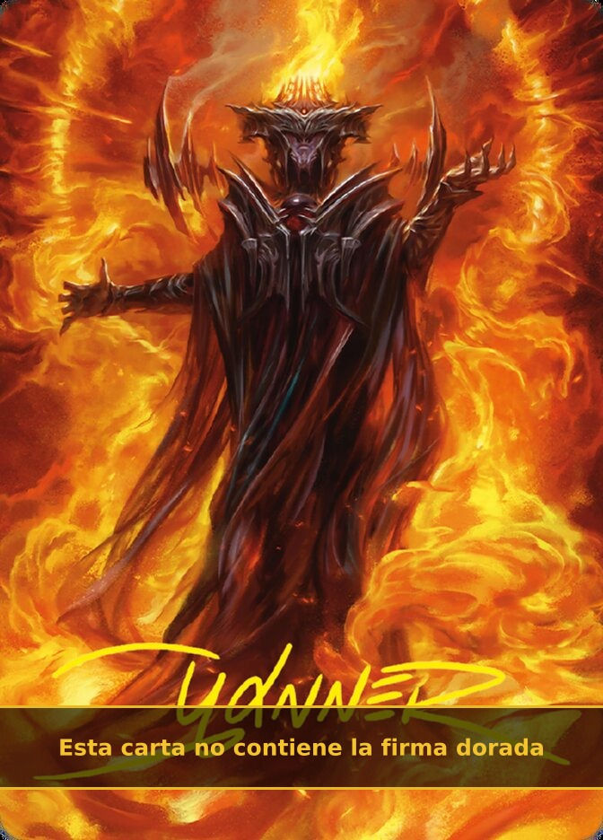 Sauron, the Dark Lord (ALTR) (21) / No Firmada