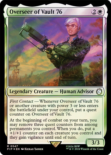 Overseer of Vault 76 (pip) (547) / Surge Foil