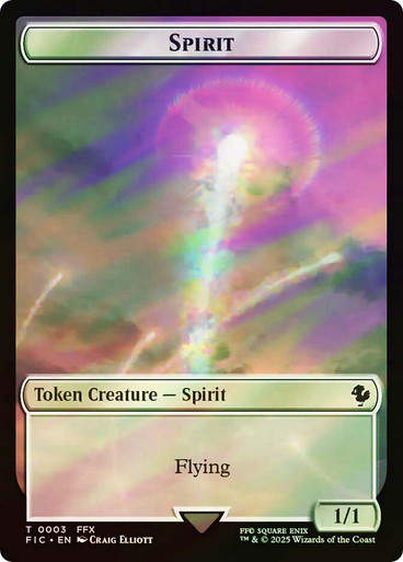 Spirit Token // Squid Token (TFIC2) / Surge Foil
