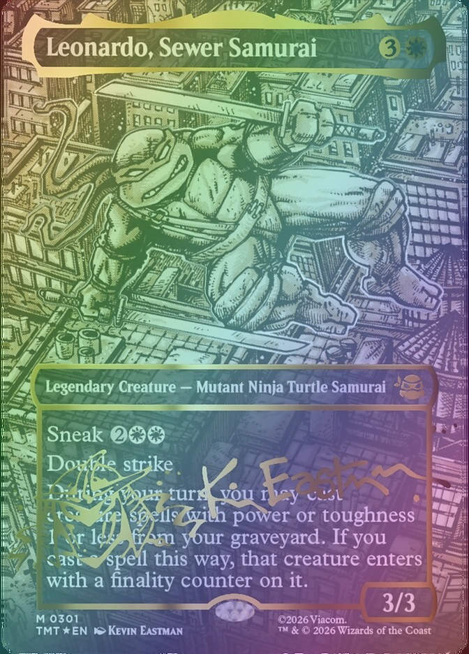 Leonardo, Sewer Samurai (TMT) (301) / Headliner / Foil