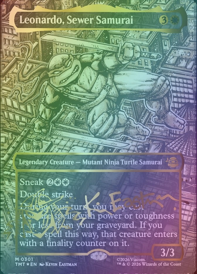 Leonardo, Sewer Samurai (TMT) (301) / Headliner / Foil