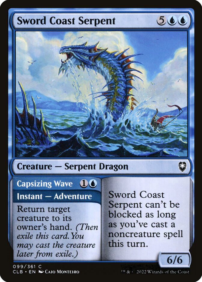 Sword Coast Serpent // Capsizing Wave (CLB) (99)