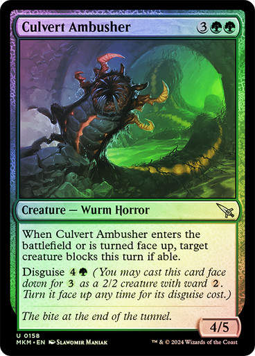 Culvert Ambusher (mkm) (158) / Foil