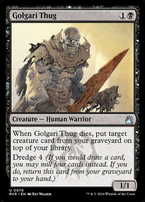 Golgari Thug (rvr) (76)