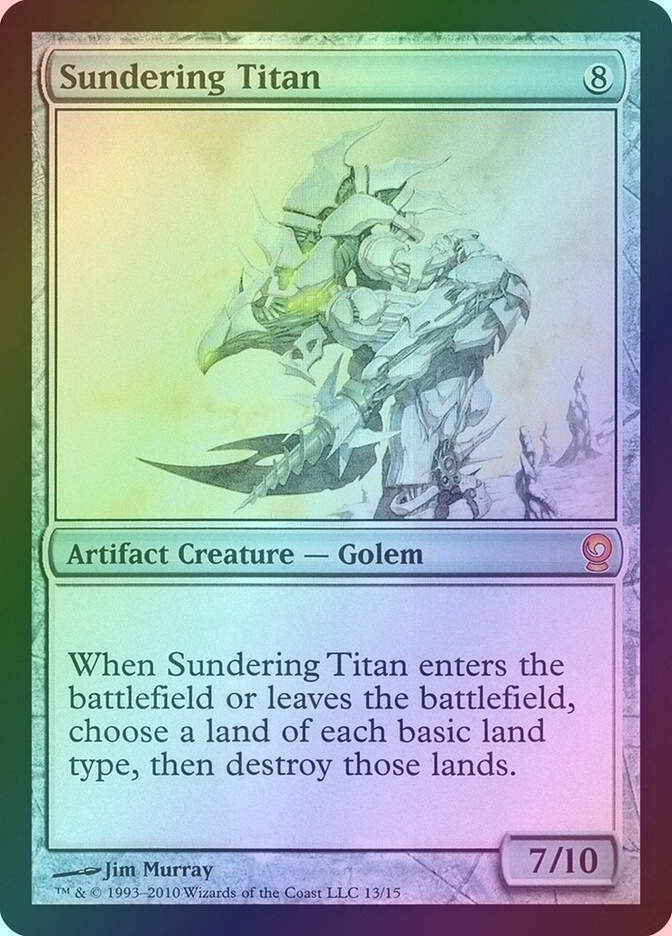 Sundering Titan (V10) (13) / Foil