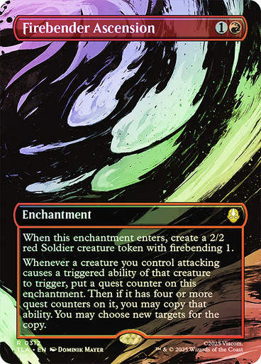 Firebender Ascension (TLA) (312) / Borderless / Foil