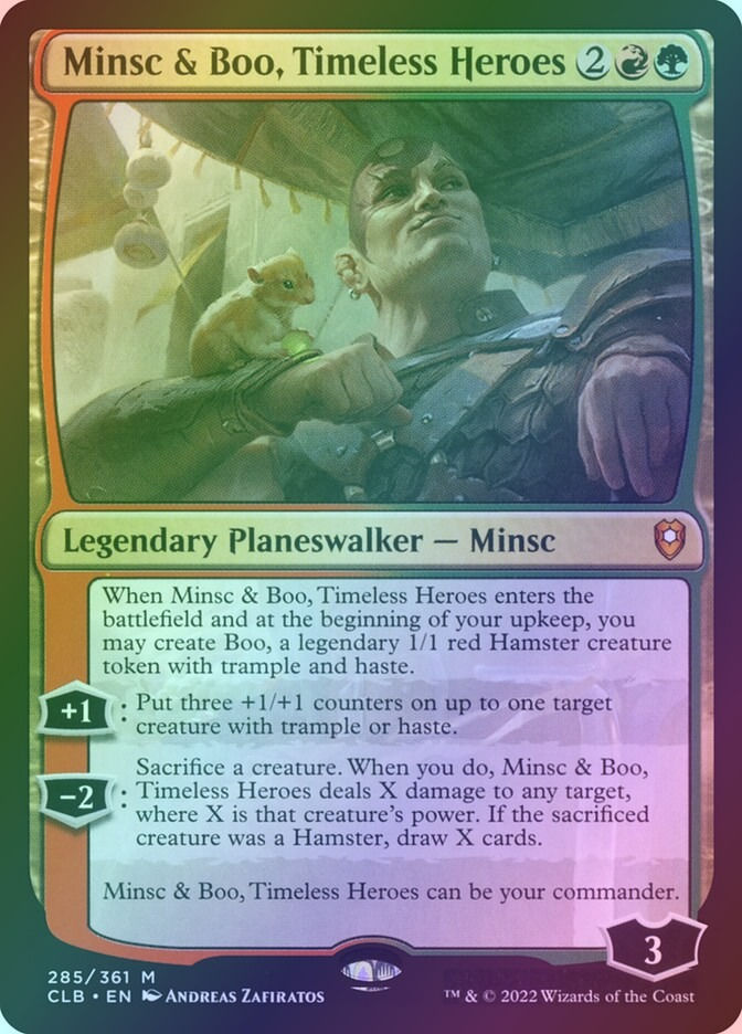 Minsc & Boo, Timeless Heroes (CLB) (285) / Foil