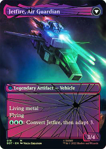 Jetfire, Ingenious Scientist // Jetfire, Air Guardian (BOT) (18)  / Foil — cara 2 de 2