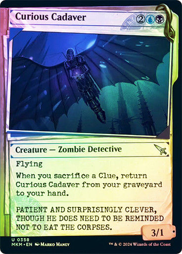 Curious Cadaver (mkm) (358) / Showcase Foil
