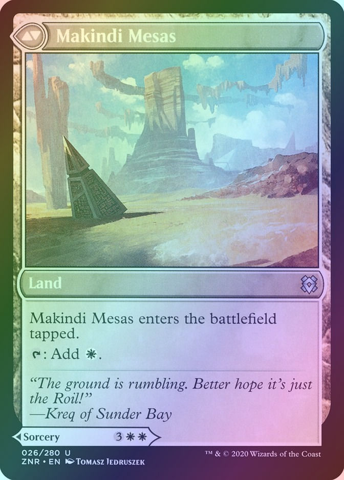 Makindi Stampede // Makindi Mesas (ZNR) (26) / Foil — cara 2 de 2