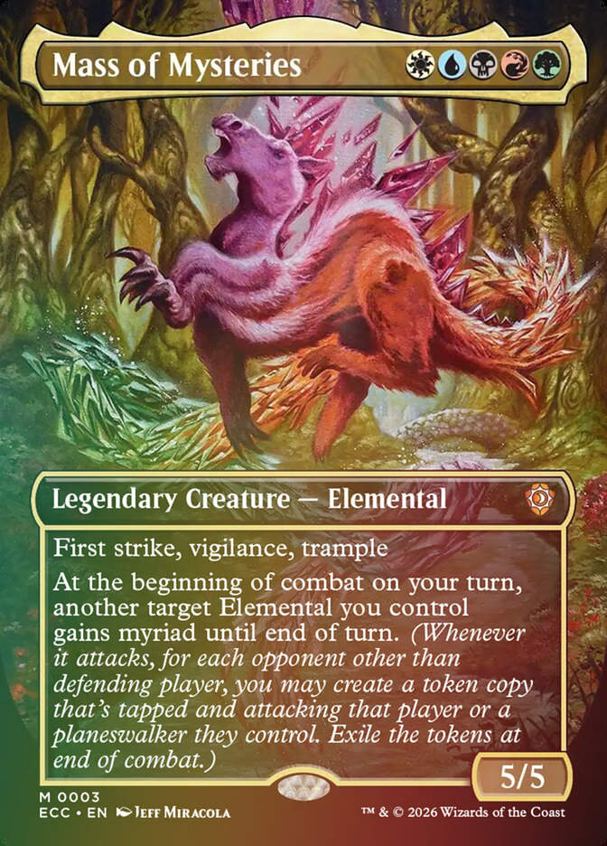 Mass of Mysteries (ECC) (3) / Borderless / Foil