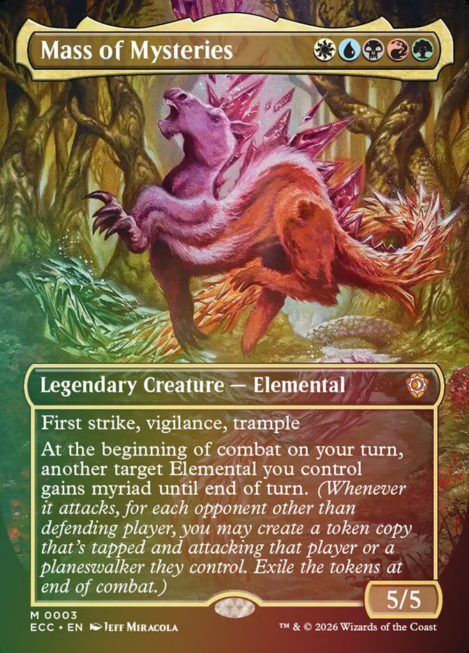 Mass of Mysteries (ECC) (3) / Borderless / Foil