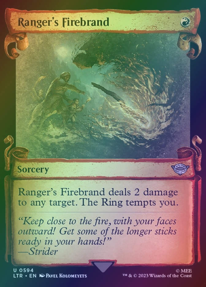 Ranger's Firebrand (LTR) (594) / Showcase / Foil