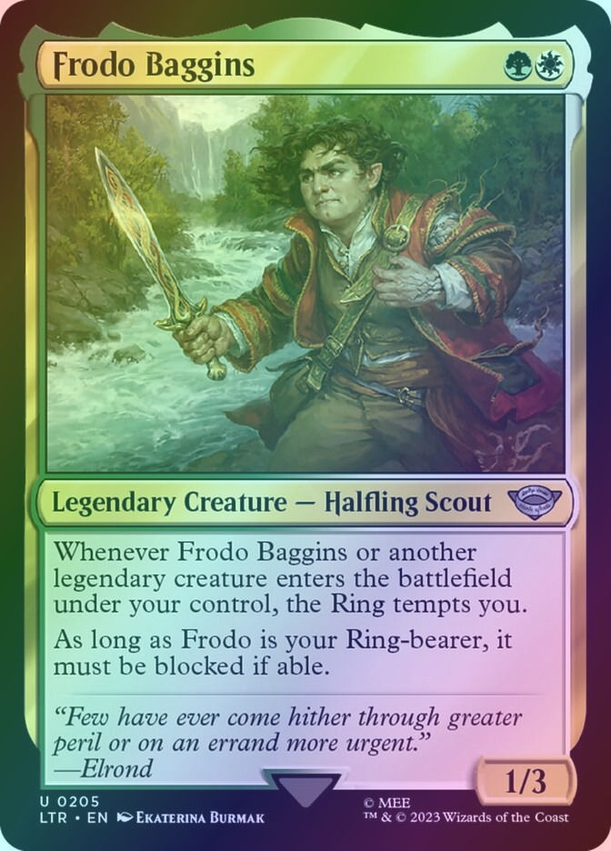 Frodo Baggins (LTR) (205) / Foil