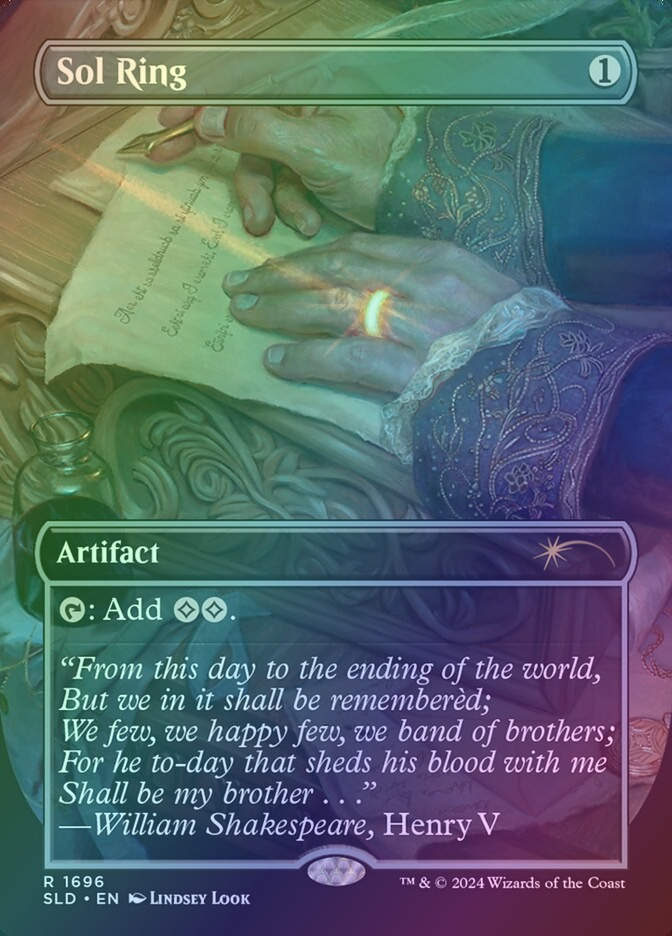 Sol Ring (SLD) (1696) / Borderless / Foil